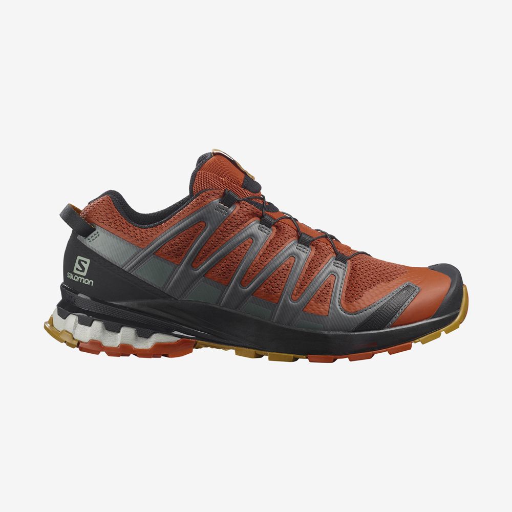 Salomon XA PRO 3D V8 Zapatillas Trail Running Hombre - Naranjas - Colombia (13724-DTSR)